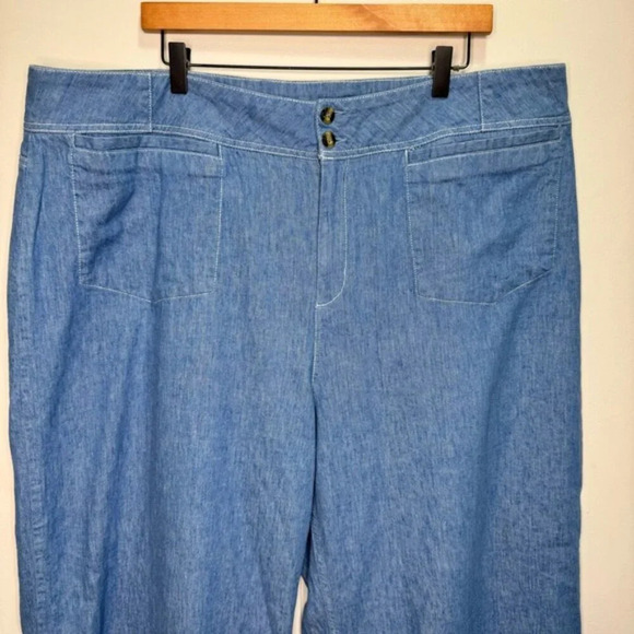 Anthrologie Pilcro High-Rise Wide-Leg Trouser Jeans Size 22W - Picture 6 of 15